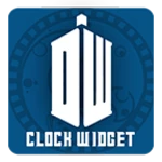 doctor who clock widget android application logo